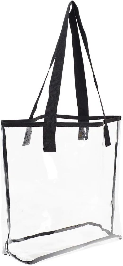 Premium Large Capacity Transparent Clear Tote Bag Shoulder Handbag