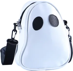 PU Leather Funny Ghost Bag, Splicing Color-blocking Cute Devil Messenger Bag，Adjustable Mobile Phone Bag for Woman