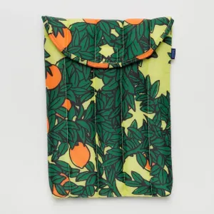 Puffy Laptop Sleeve 13/14" - Orange Tree Yellow