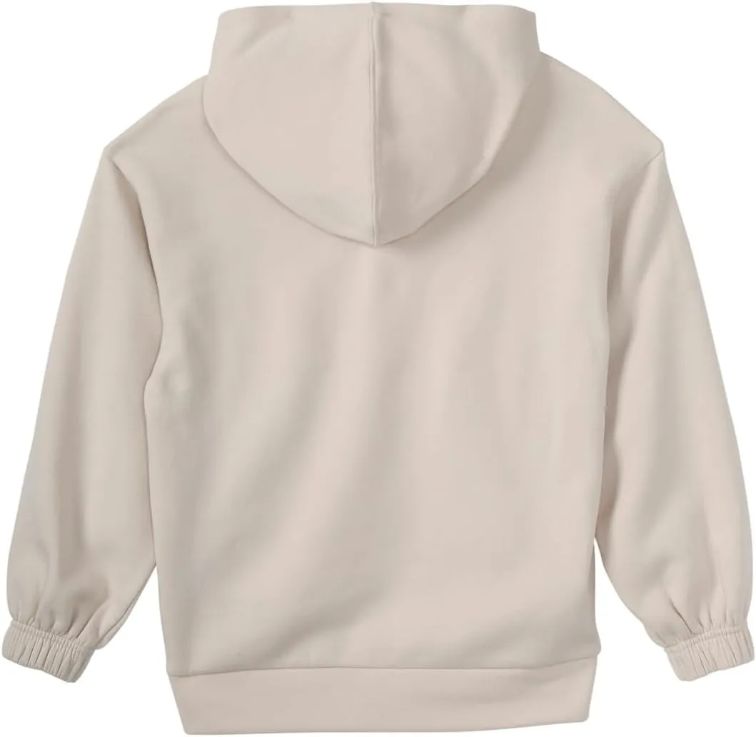 Puma Girls' Oversized Hoodie, Fleece Lined, Logo Graphics