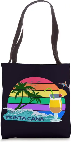Punta Cana Palms Dominican Republic Caribbean Gift Souvenir Tote Bag