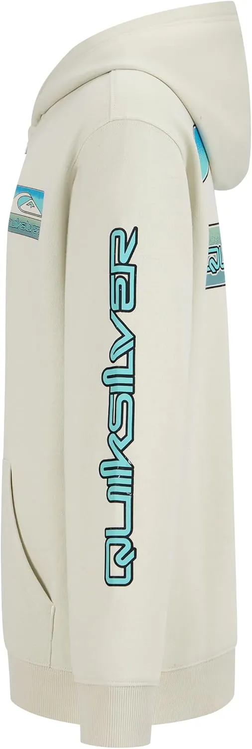 Quiksilver Boys' Full-Zip Fleece Hoodie Sweatshirt with Front Pouch Pocket