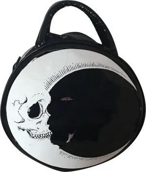QZUnique Halloween Purses Gothic Novelty Shoulder Bag Pumpkin Coffin Skull Bat Crossbody Bag holiday Party Gift Candy Bag