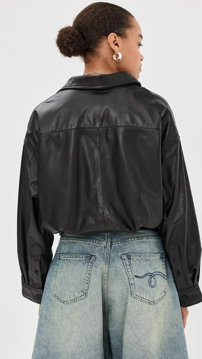 R13 Women's Crossover Bubble Shirt