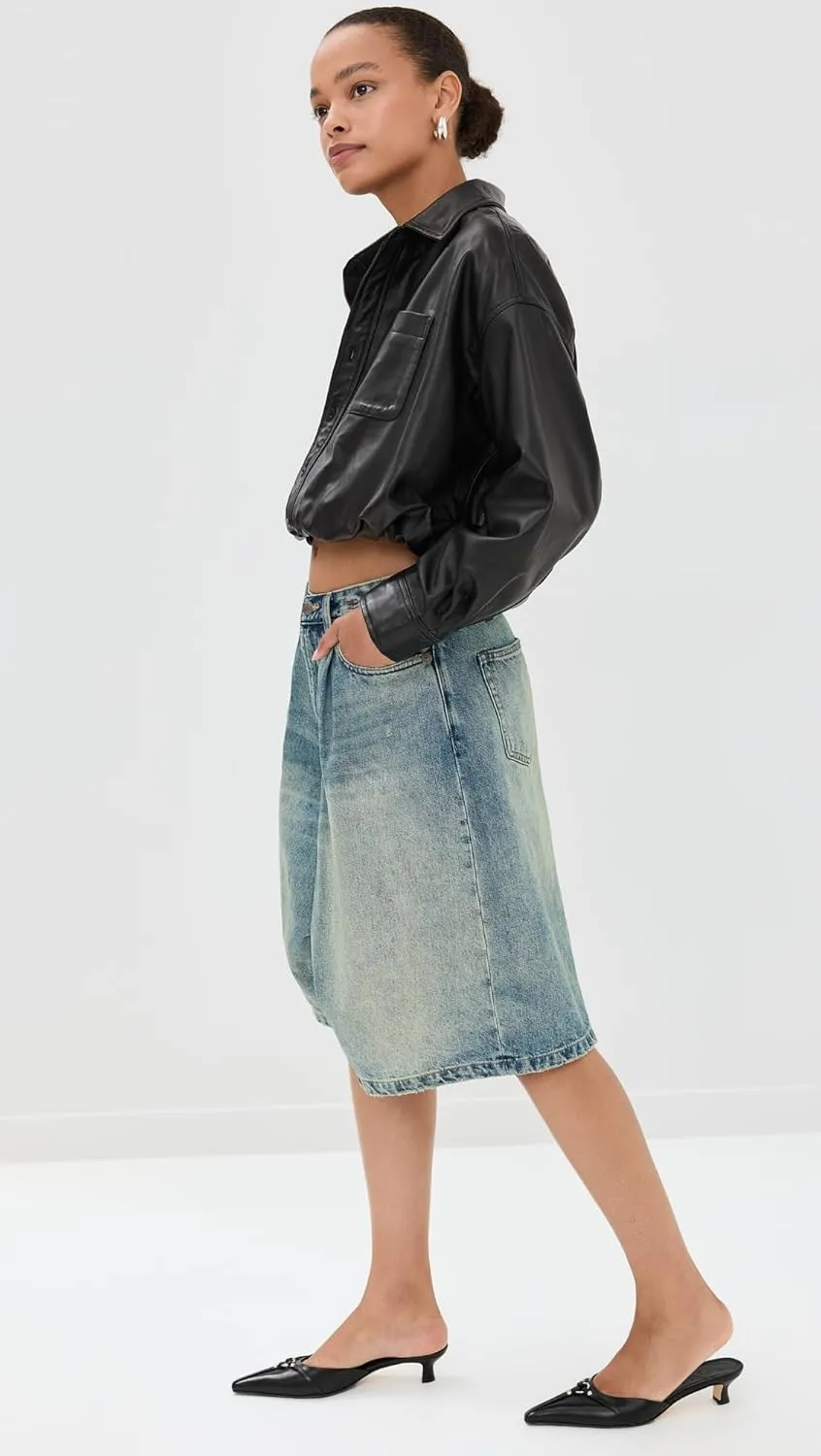 R13 Women's Crossover Bubble Shirt