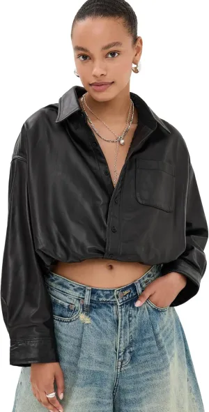 R13 Women's Crossover Bubble Shirt