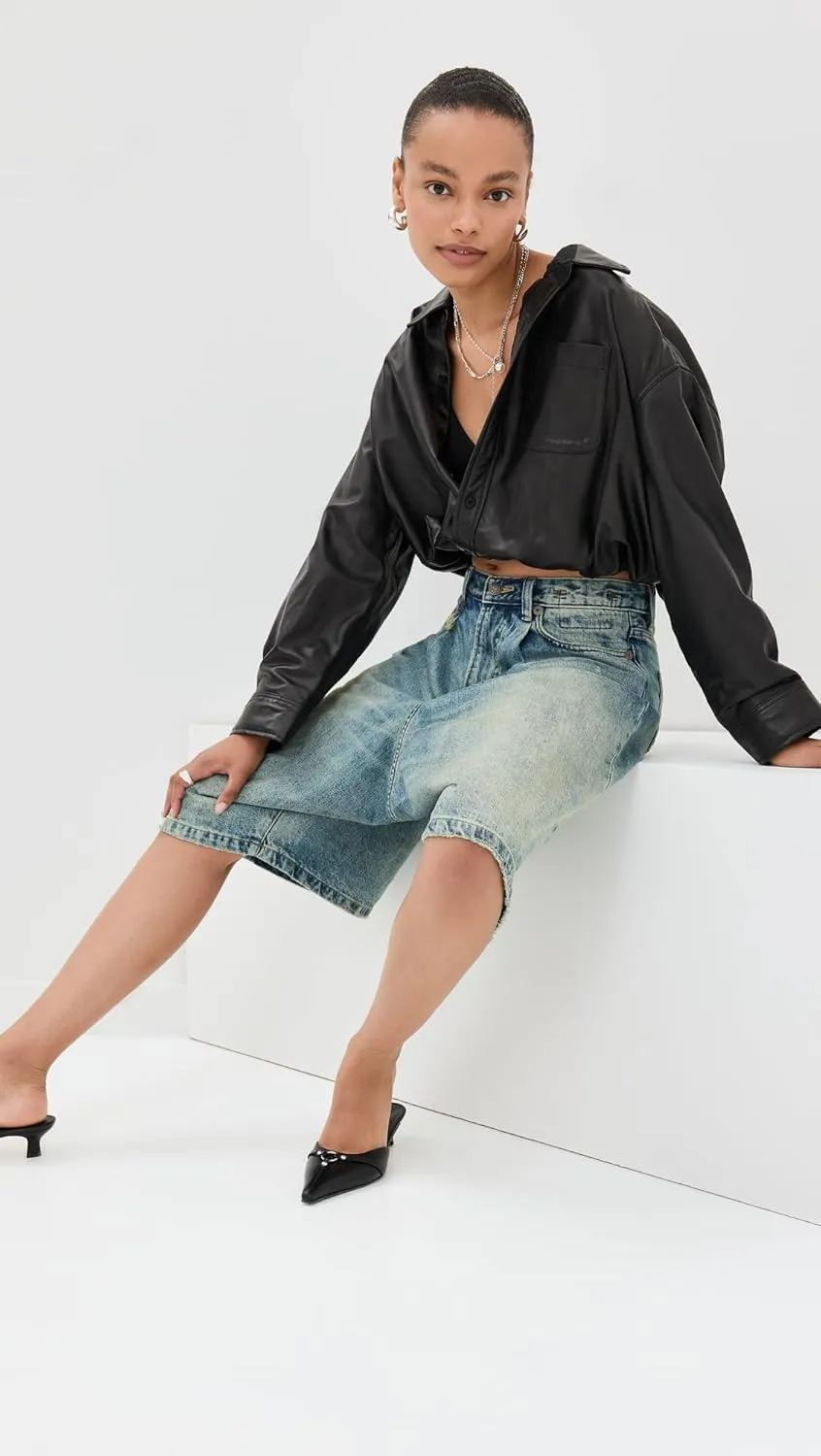 R13 Women's Crossover Bubble Shirt