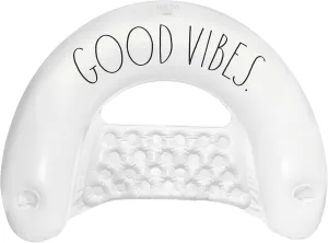 Rae Dunn x CocoNut Float Chill Chair Loungers - Adult Size Multi-Purpose Inflatable Drifter & Lounge Chair - Versatile Ride-On for Summer & Swim Parties