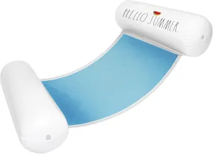Rae Dunn x CocoNut Float Kids Hammock Floats - Kid Size Multi-Purpose Inflatable Drifter, Saddle Float & Lounge Chair - Versatile Ride-On for Summer & Swim Parties