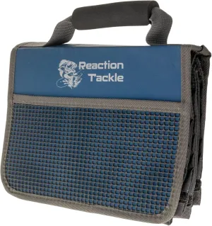 Reaction Tackle Deluxe Bait Binder – Water-Resistant Soft Plastic Bait Storage Bag, Saltwater & Freshwater Fishing Tackle Organizer, Lure Bag for Bass, Kayak, and Boat Fishing