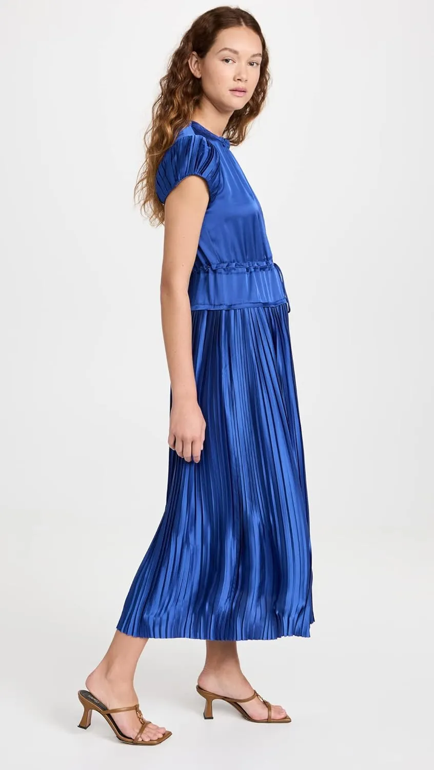 Rebecca Taylor Women's Pleated Sleeve Dress