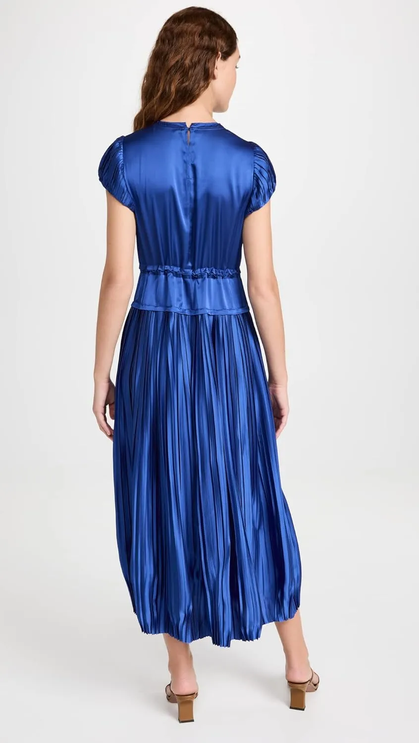 Rebecca Taylor Women's Pleated Sleeve Dress