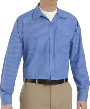 Red Kap Men's RK Industrial Stripe Seven Button Work Shirt