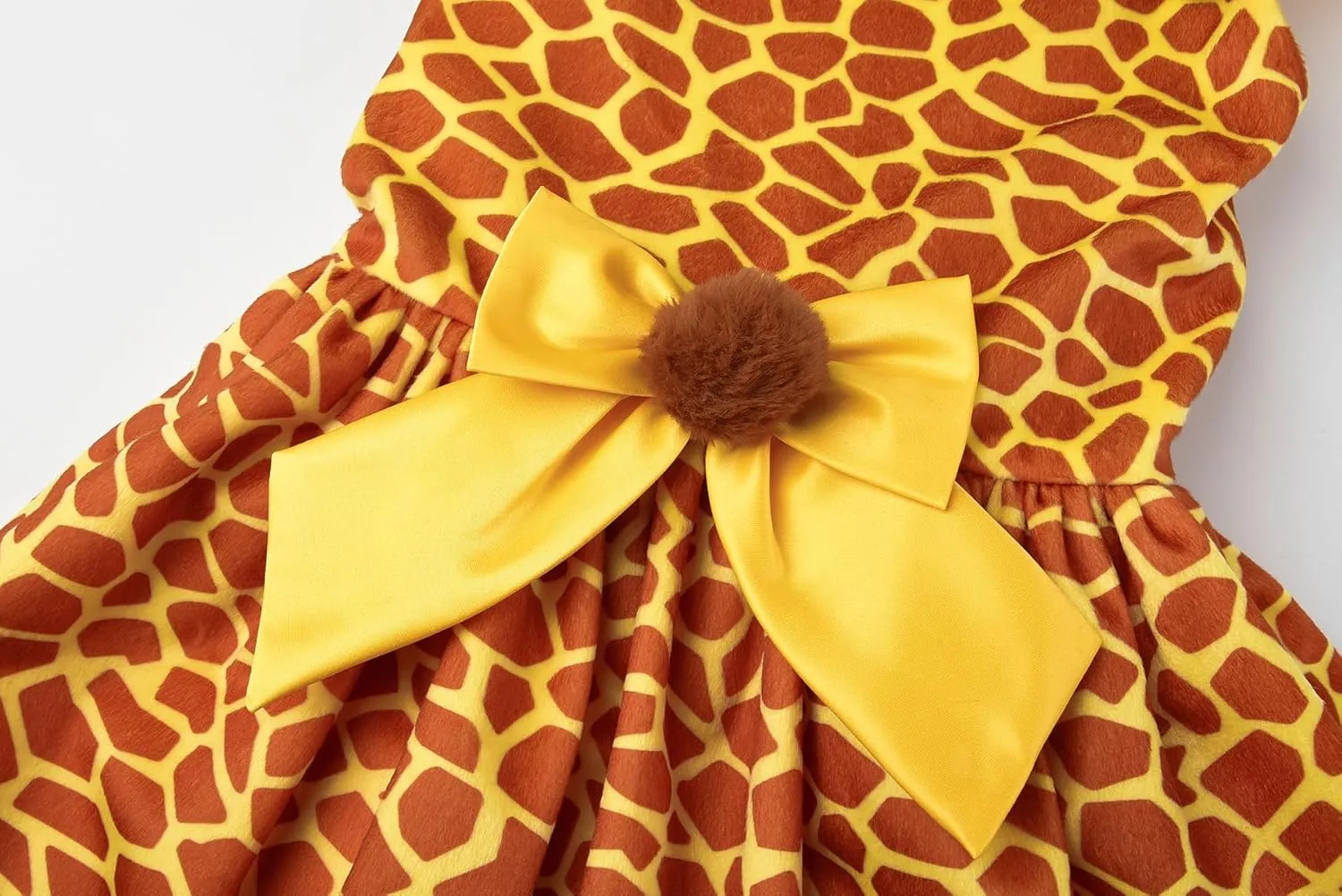 ReliBeauty Giraffe Costume Kids Jungle Party Animal Costume Girls Halloween Animal Fancy Dress with Tail