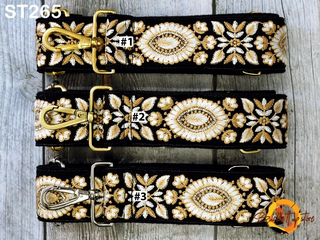 Replacement Crossbody Strap for Purses Boho Guitar Strap Gift for Mom Embroidered Purse Strap Boho Sling Bags Strap Embroidery Handbag Strap