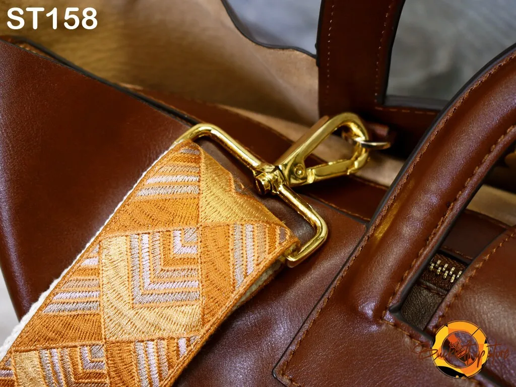 Replacement Messenger Crossbody Strap Canvas Sling Bag Purse Strap Custom Embroidery Strap Handbag Embroidered Strap Boho Guitar Strap Gift