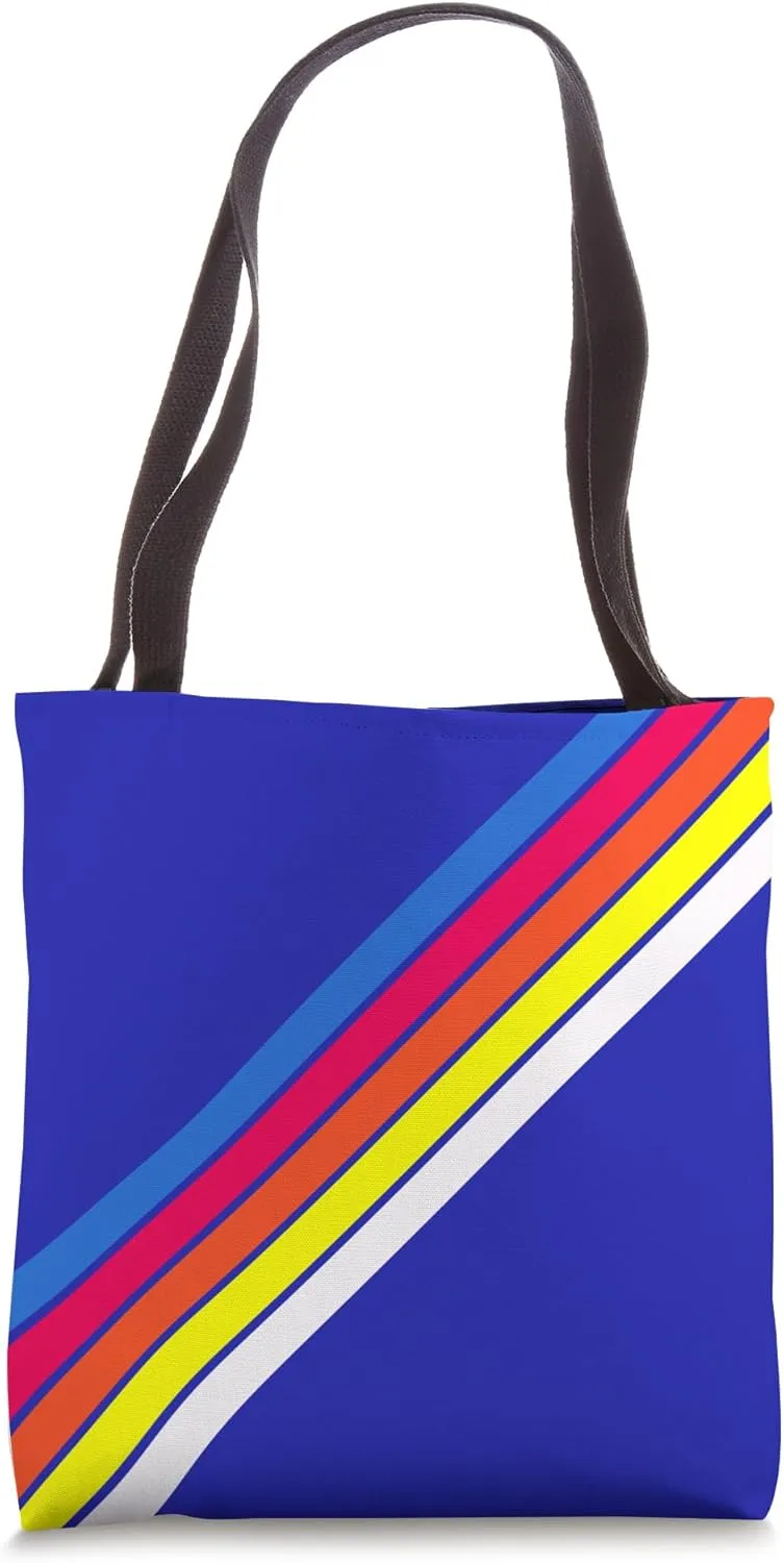 Retro Stripes (Striped) Tote Bag