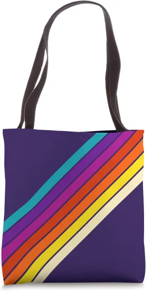 Retro Stripes (Striped) Tote Bag