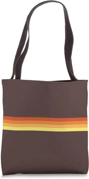 Retro Stripes (Striped) Tote Bag