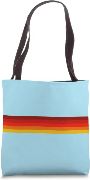 Retro Stripes (Striped) Tote Bag