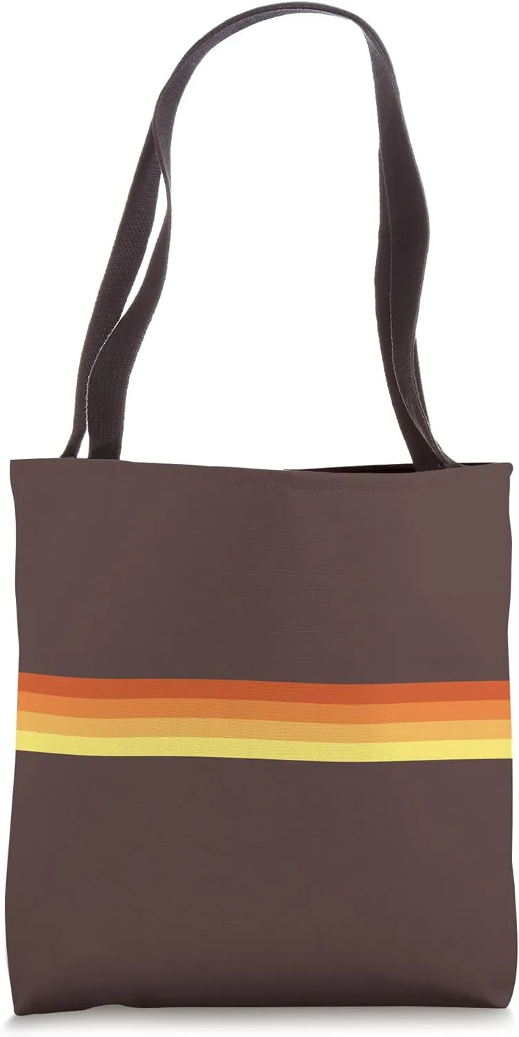 Retro Stripes (Striped) Tote Bag