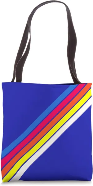 Retro Stripes (Striped) Tote Bag