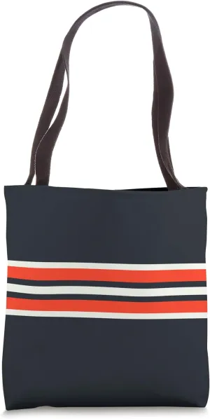 Retro Stripes (Striped) Tote Bag