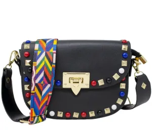 Rockstar Stud Crossbody Handbag