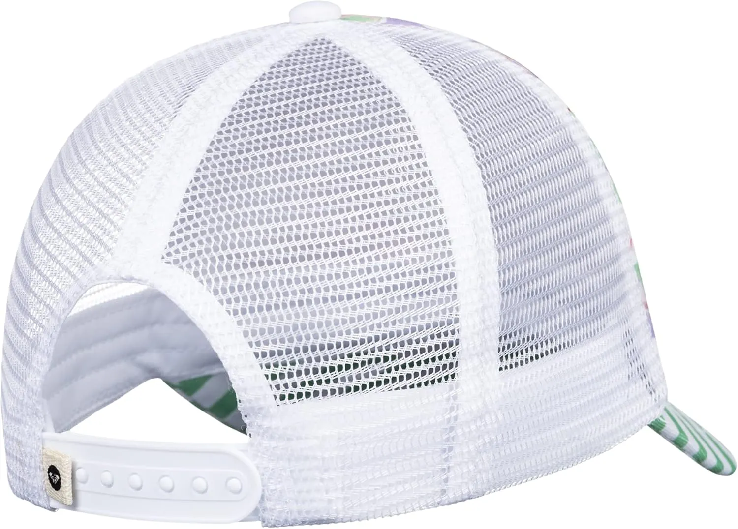 Roxy Girls' Honey Coconut Trucker Hat - Breathable Mesh Snapback, Curved Visor