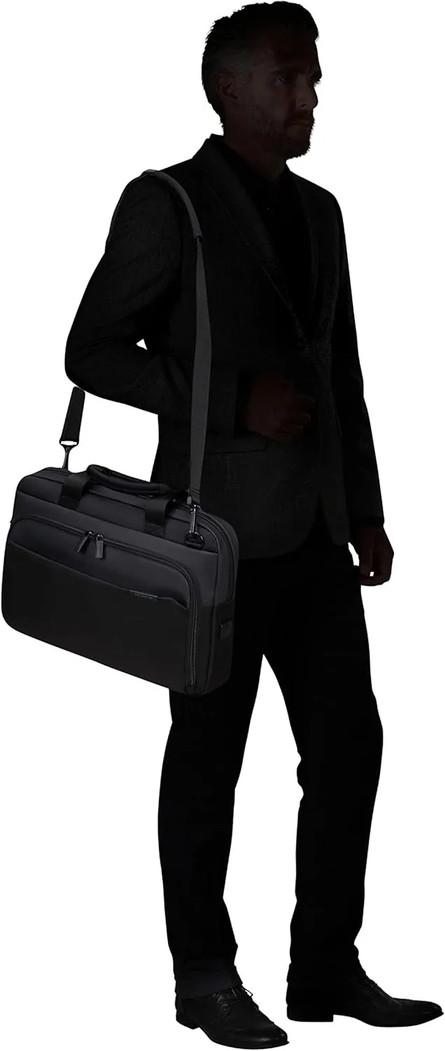 Samsonite Men's Laptop, Black (Black), Laptopt Briefcase 15.6" (42 cm-12.5 L)