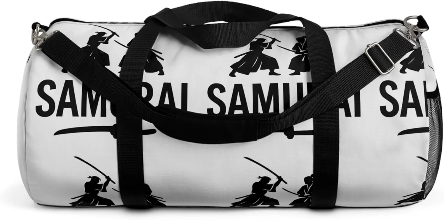 Samurai Duffel Bag - Stylish Weekend Warrior Travel Gear, Sports and Fitness Tote, Unique Gift Idea