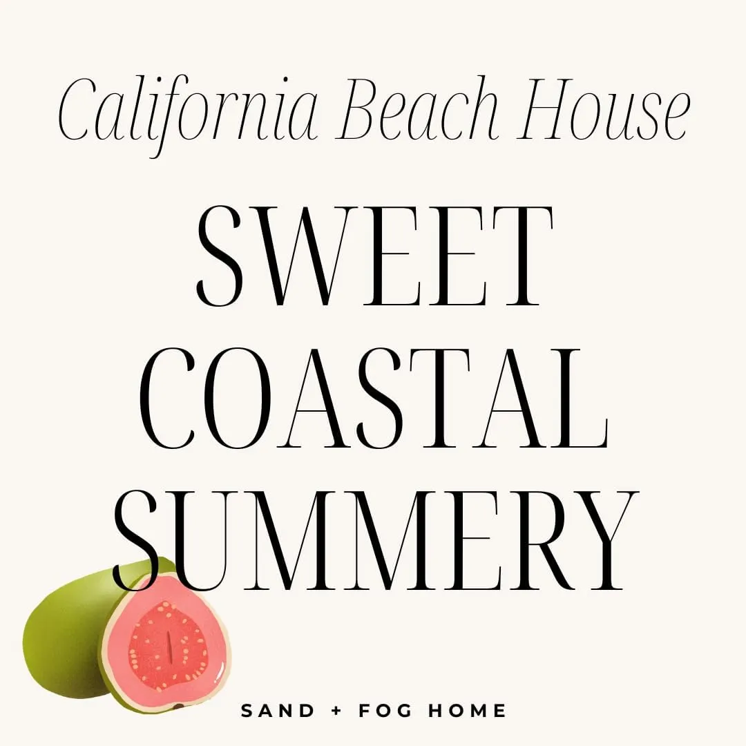 Sand   Fog Scented Candle - California Beach House – Additional Scents and Sizes – 100% Cotton Lead-Free Wick - Luxury Air Freshening Jar Candles - Perfect Home Decor – 12oz