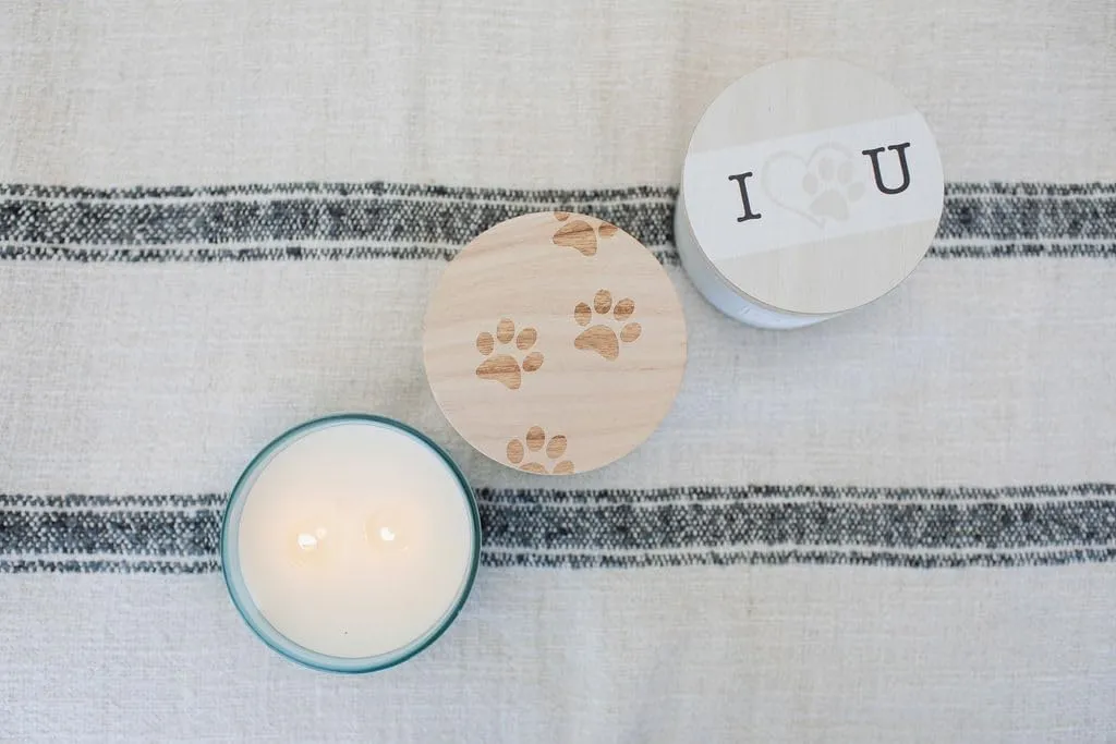 Sand   Paws Scented Candle - California Beach House –Luxurious Air Freshening Jar Candle Neutralize pet Odors and Enhance Home décor – 100% Cotton Lead-Free wicks-12oz