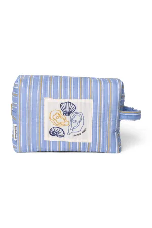 Serenity Cotton Striped Toiletry Bag