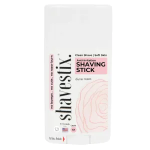 Shavestix Ultra Moisturizing Travel Size Body Shaving Stick 2.75 Oz | Dune Roses Scented Shaver Friendly Hair Removal Cream Bar Sub Shave Gel, Shaving Cream For Women, Men| Avert Razor Bumps, Burn