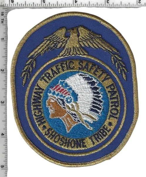 Shoshone Tribe Highway Traffic Safety Patrol (Wyoming) Gold Shoulder Patch