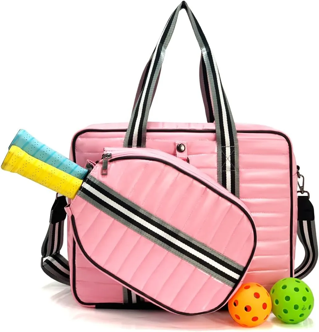 Shoulder Bag Badminton Bag Multifunctional Outdoor Pickleball Bag Portable Tennis Bag