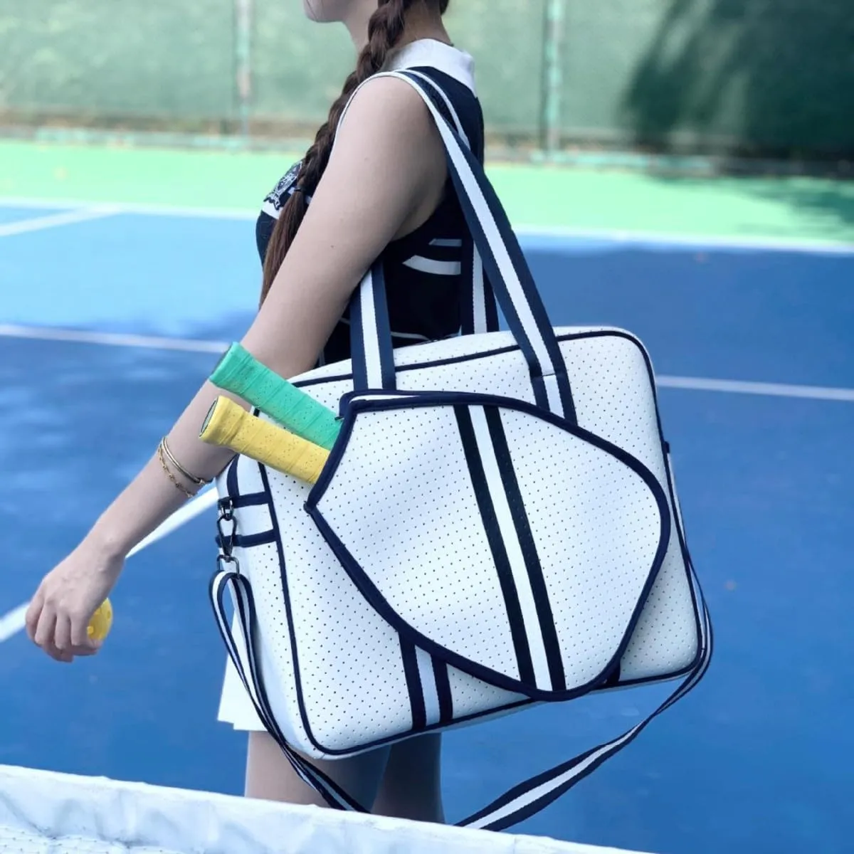 Shoulder Bag Badminton Bag Multifunctional Outdoor Pickleball Bag Portable Tennis Bag