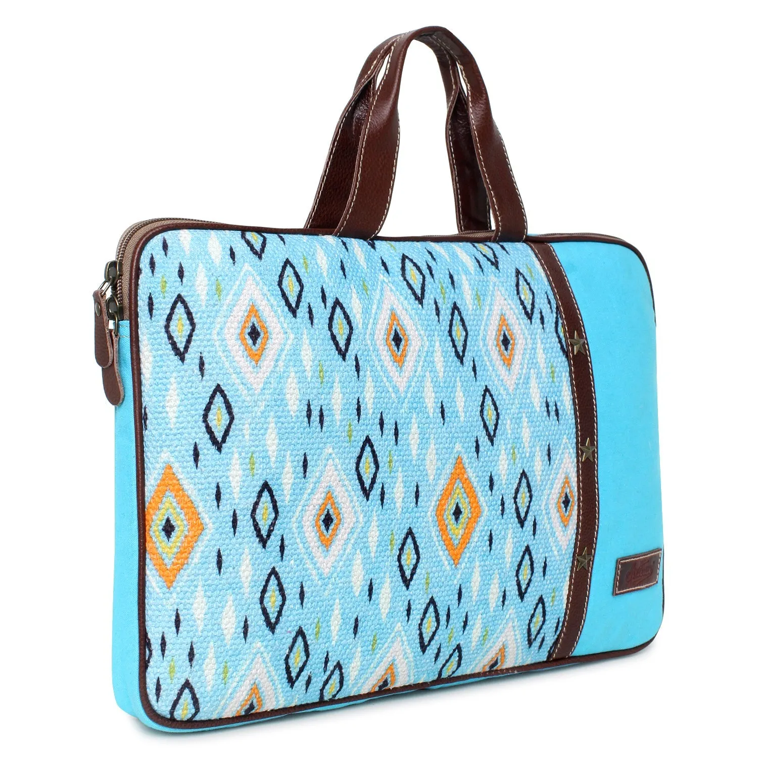 Sixtease Up-cycled Canvas Laptop Sleeve: Stylish Protection for Your Tech Essentials with Eco-Conscious Flair! - (SB-4203)