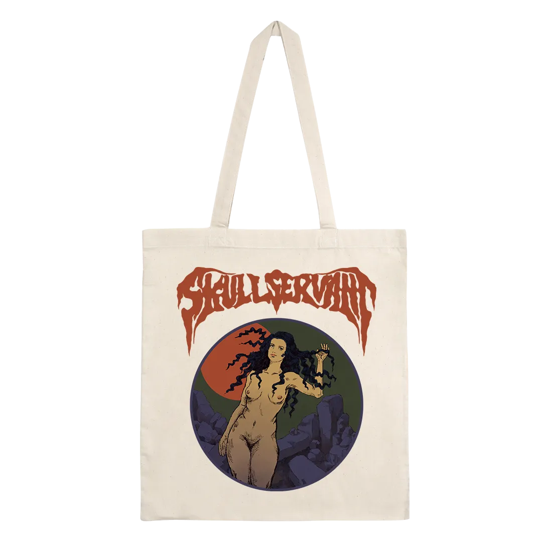 Skull Servant - Astral Apothecary Tote Bag - Natural