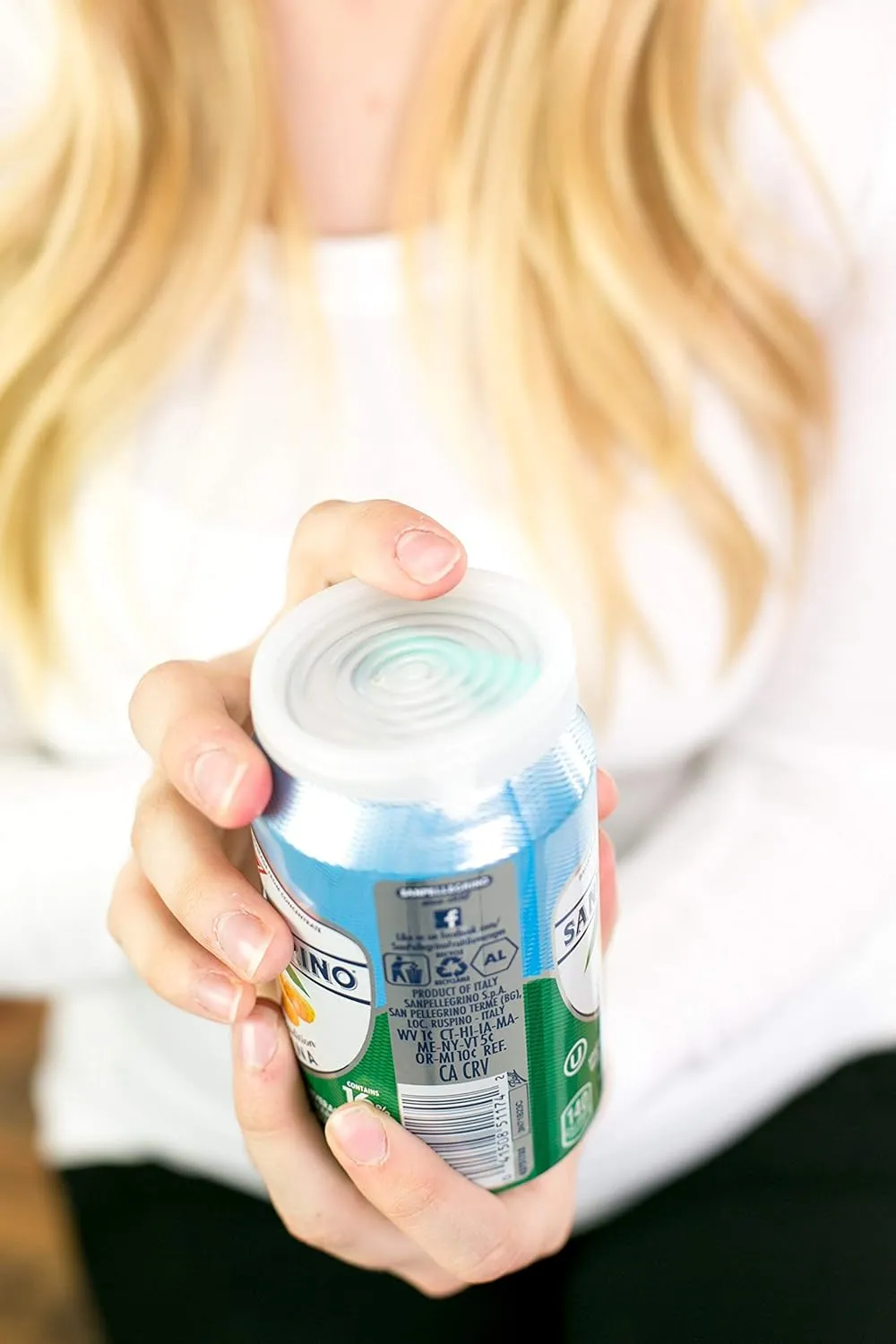 Smarter-Seal, 6-Pack, Reusable, BPA Free, Pop or Beverage Can Lids, Covers, Protectors, Toppers For Soda, Seltzer, Beer, Energy Drinks