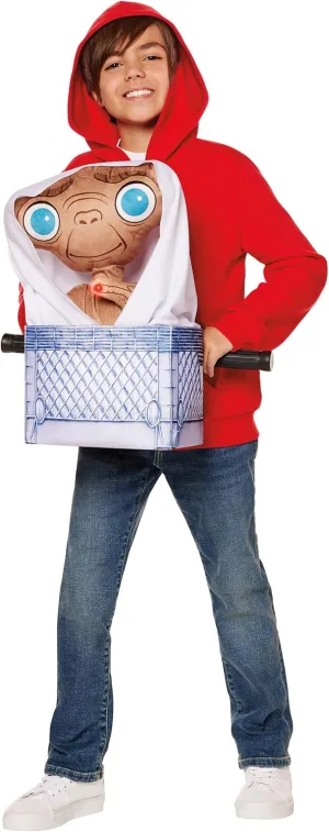 Spirit Halloween E.T. the Extra-Terrestrial Kids Elliot with Light-Up E.T. Costume | Officially Licensed