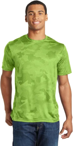 Sport Tek Men's Moisture Wicking CamoHex Tee Shirt