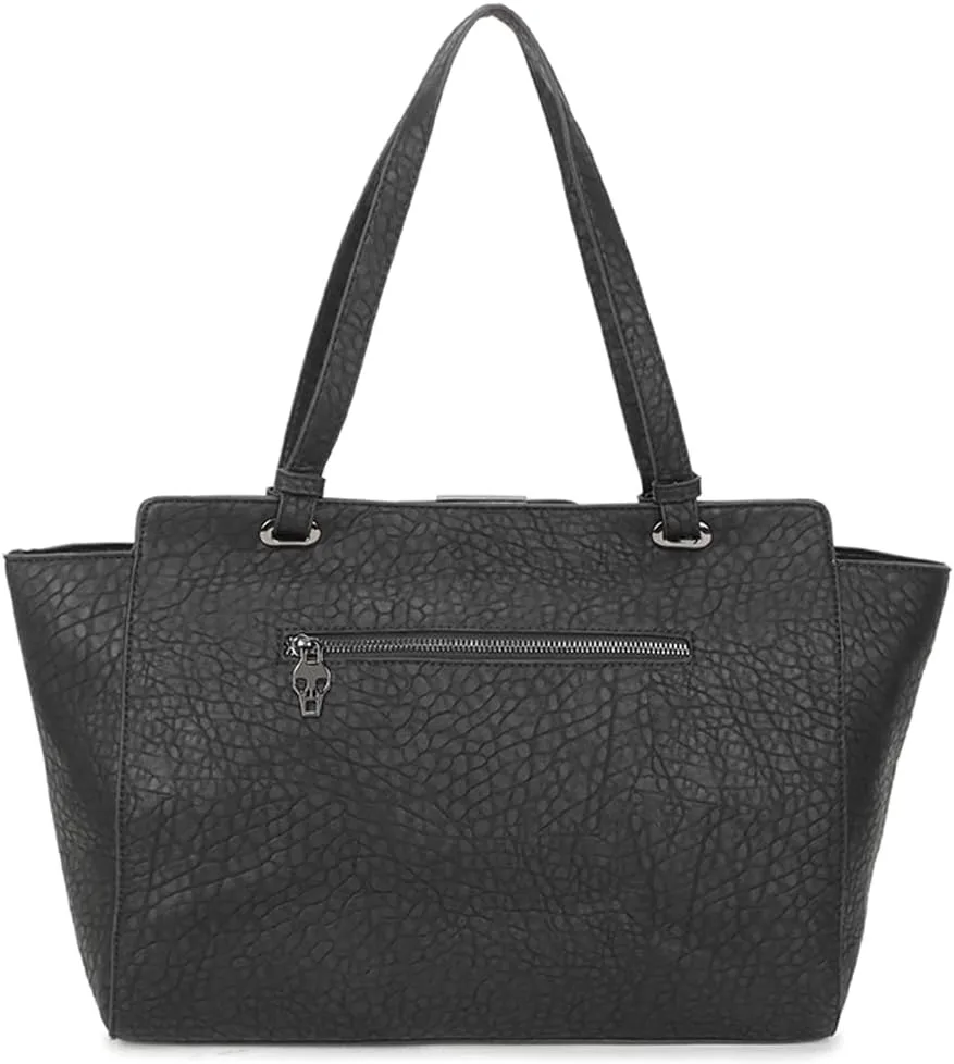 Studded Handbags Women Skull Tote Bag Vegan Leather Punk Shoulder Bags Rivet Backpack Purse Bucket Bag Satchel Style Handbags