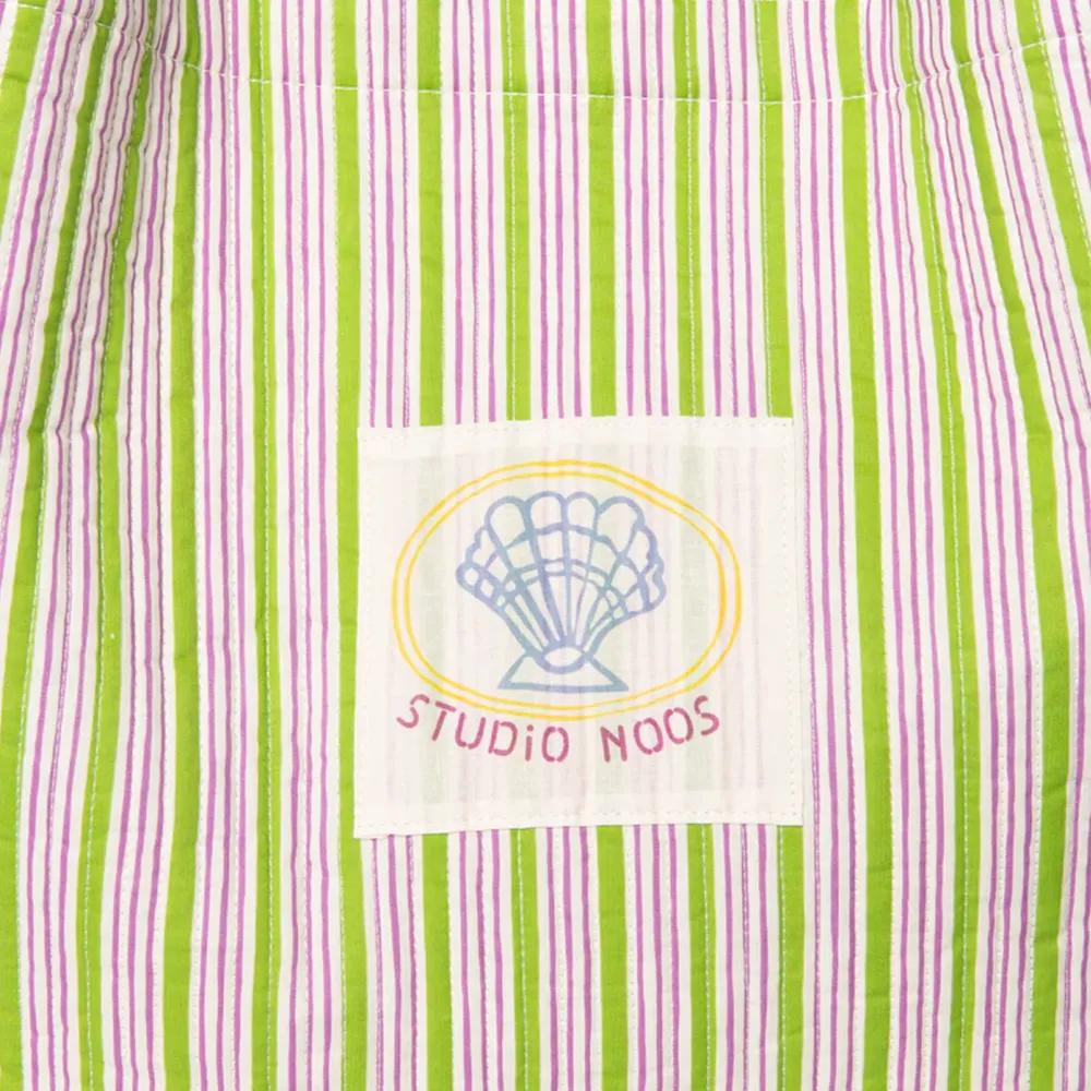 Studio Noos tote bag 'Cotton Striped' Titane