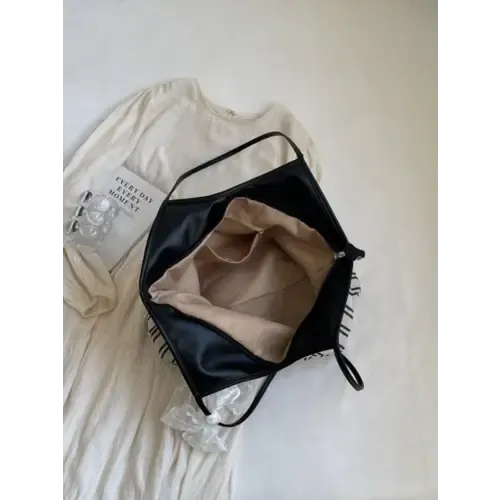 Stylish Striped Canvas Tote Bag