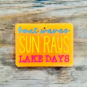 Summer “Boat Waves, Sun Rays” Car Freshie