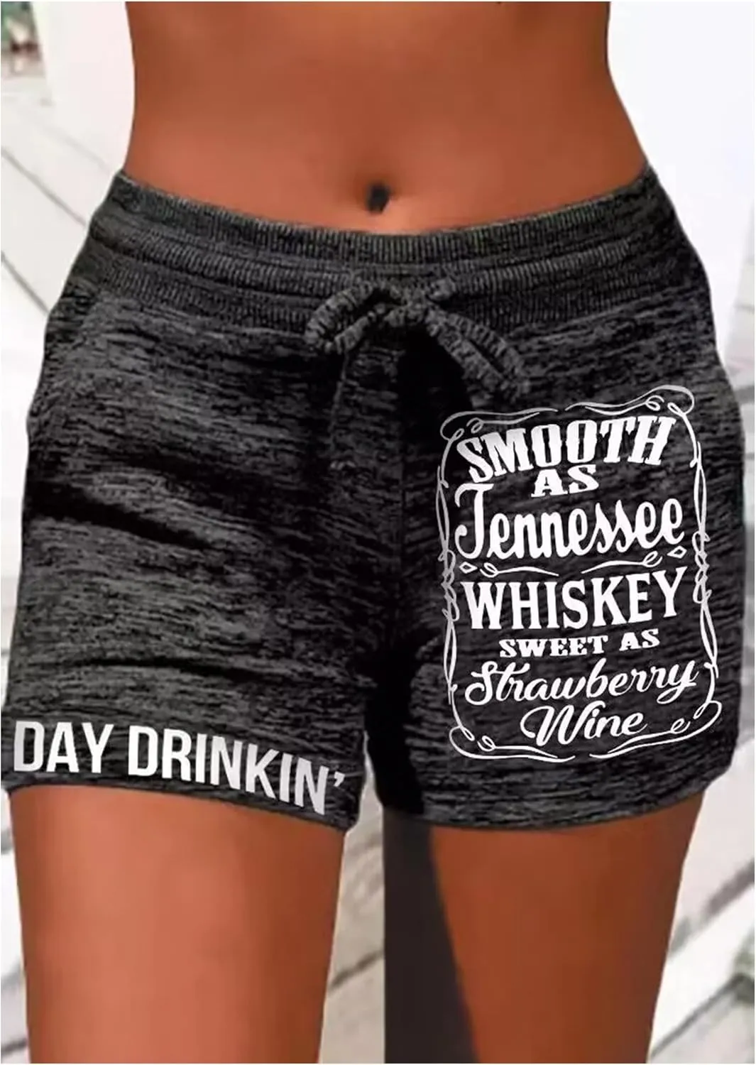 Summer Drawstring Waist Sweat Shorts for Women Casual Gym Running Shorts Vacation Beach Comfy Lounge Shorts with Pockets