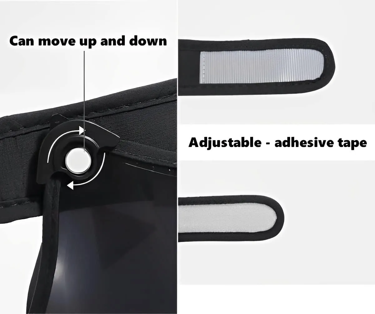 Sun Visor Shield UV Protection Visor Hat Full Face Sun Shield Sunblock Golf Tennis Cycling Hat Sunshade Sports Cap