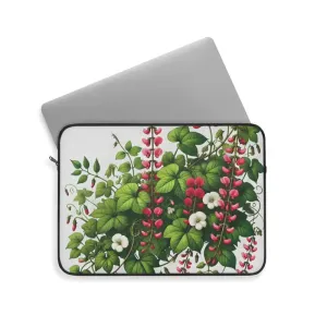 Sweet Pea Flowers Laptop Sleeve for Ultimate Protection